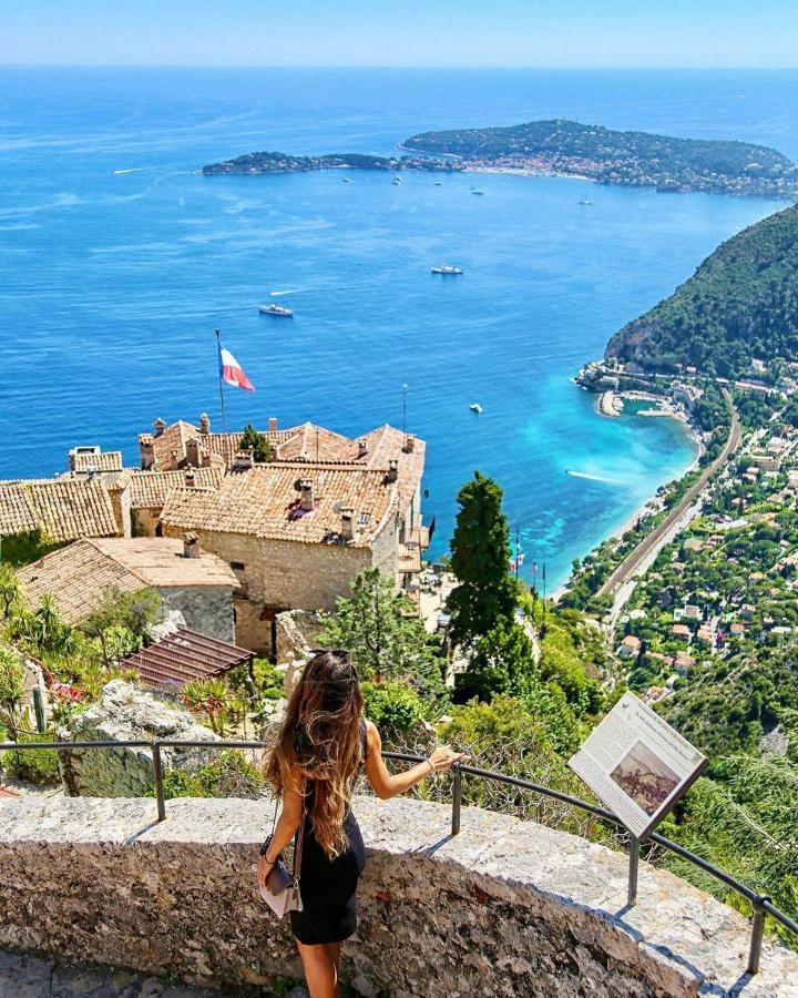 Studio Tout Confort Avec Parking Et Terrasse A Eze Village Dış mekan fotoğraf
